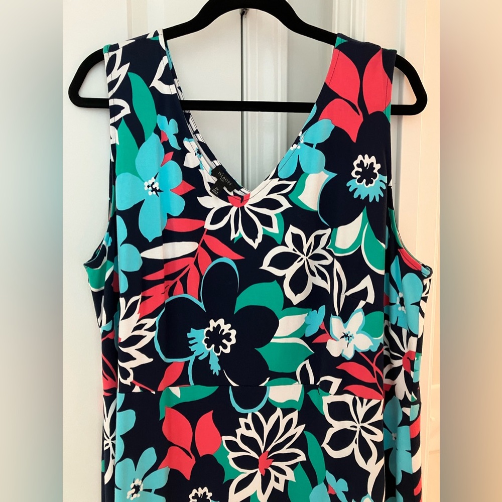 Talbots 2X Jersey Maxi Dress -
Splendid Floral - Picture 6 of 8